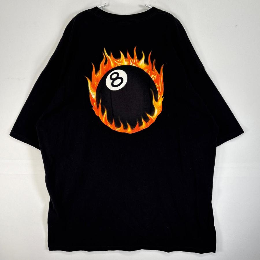 STUSSY（ステューシー） 古着 半袖Tシャツ 8ボール ファイヤーパターン