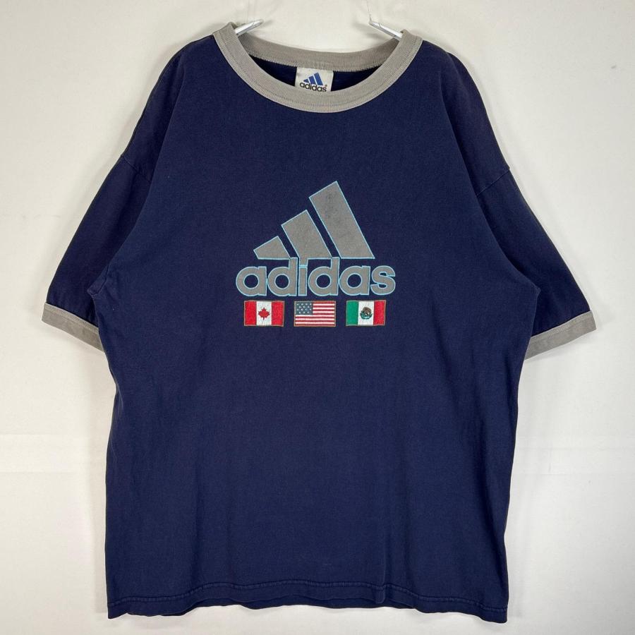 adidas（アディダス） 古着 00's/00年代 半袖Tシャツ リンガー