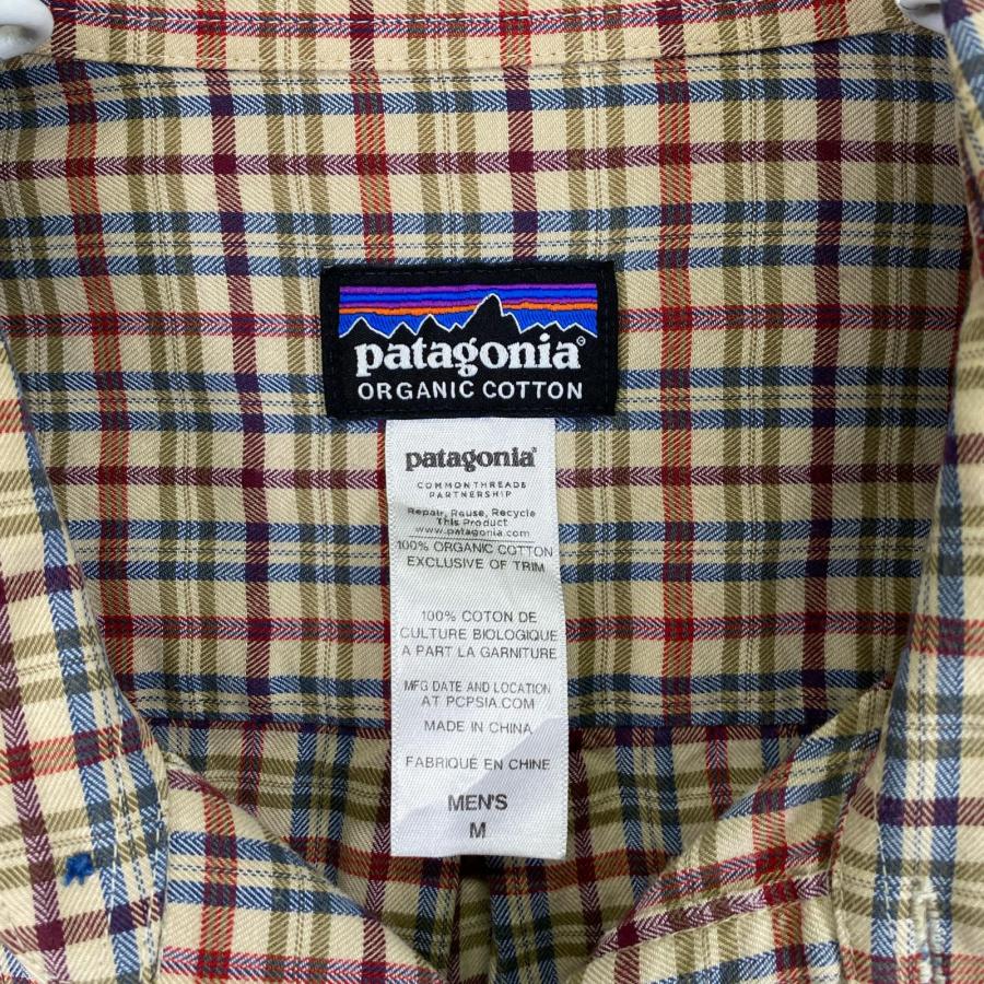 patagonia（パタゴニア） 古着 長袖シャツ チェック ワンポイント ロゴ