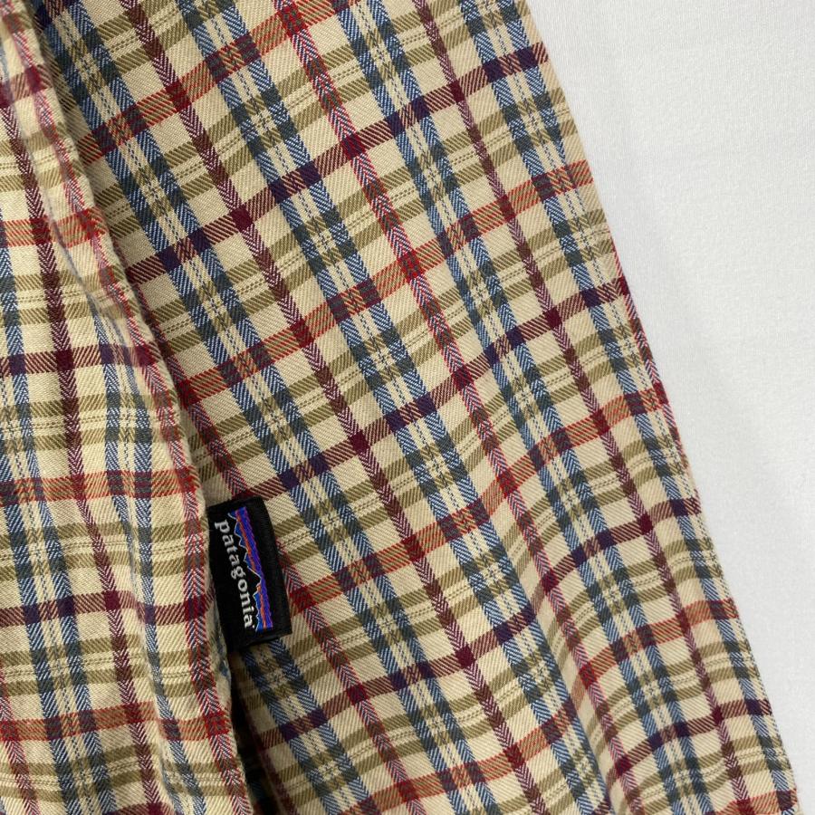 patagonia（パタゴニア） 古着 長袖シャツ チェック ワンポイント ロゴ