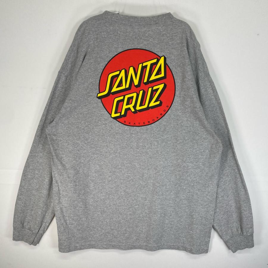 古着 サンタクルーズ SANTA CRUZ 長袖Tシャツ ロゴ クルーネック