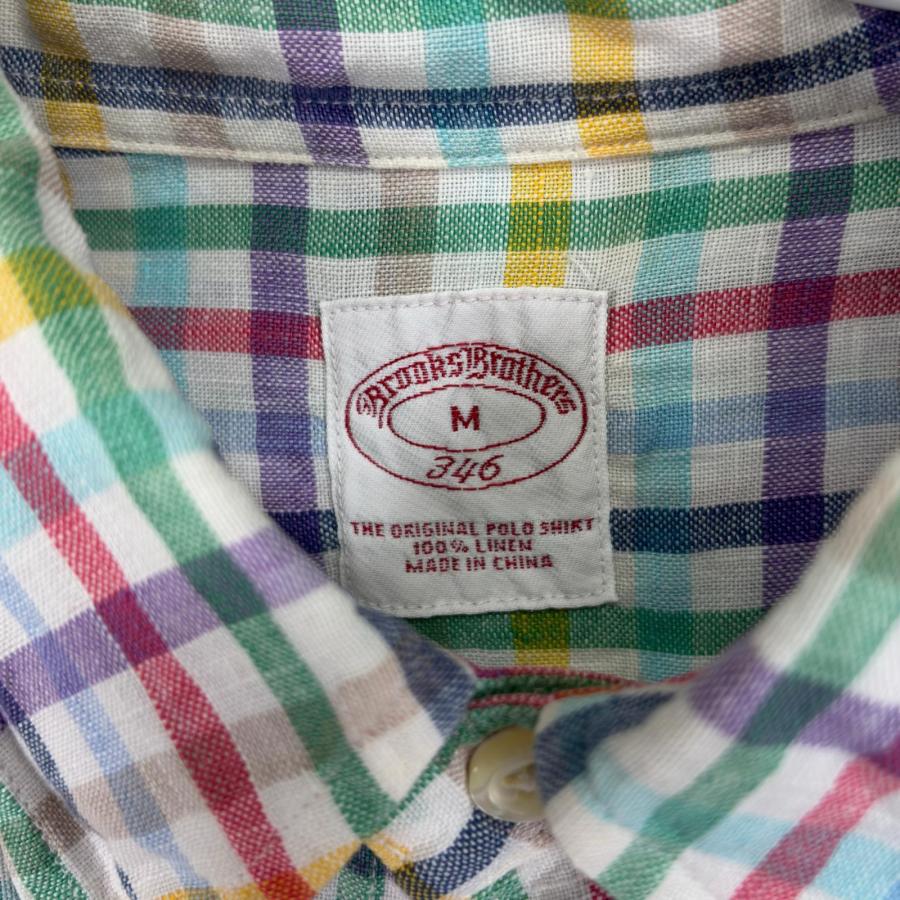 BROOKS BROTHERS（ブルックスブラザーズ） 古着 長袖シャツ リネン 346 