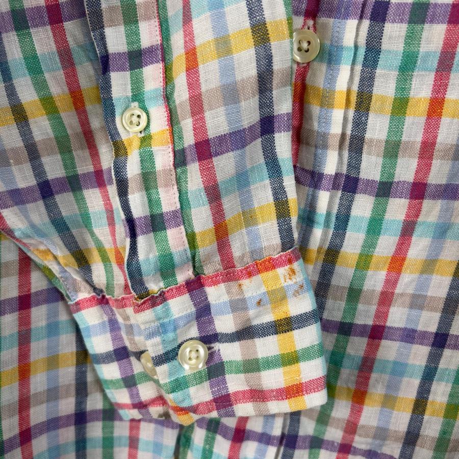 BROOKS BROTHERS（ブルックスブラザーズ） 古着 長袖シャツ リネン 346