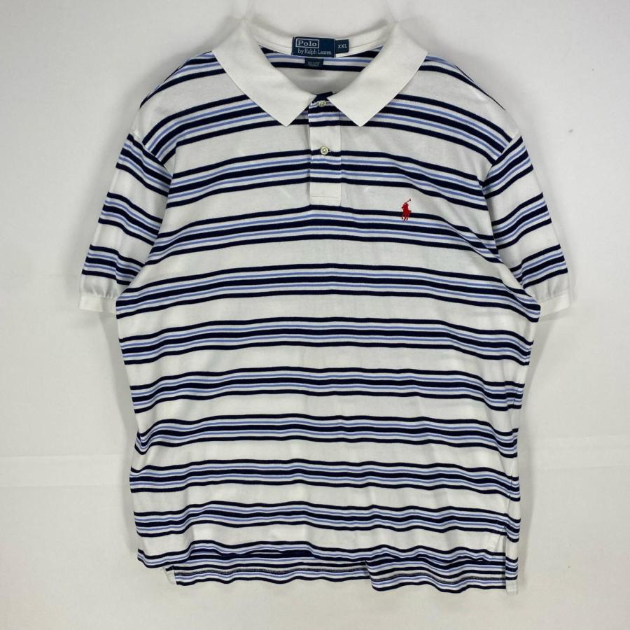 古着 ポロバイラルフローレン Polo by Ralph Lauren 鹿の子 半袖シャツ