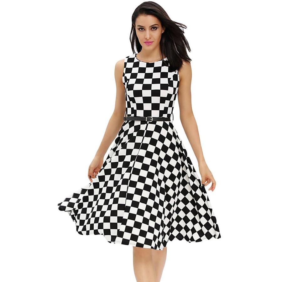 ワケアリ ドット 膝丈 レトロ セレブ ワンピース トレンド 水玉 ノースリーブ フレア カクテルドレス ヴィンテージ 50年代 コスチューム コスプレ衣装 Niko Mart 通販 Yahoo ショッピング