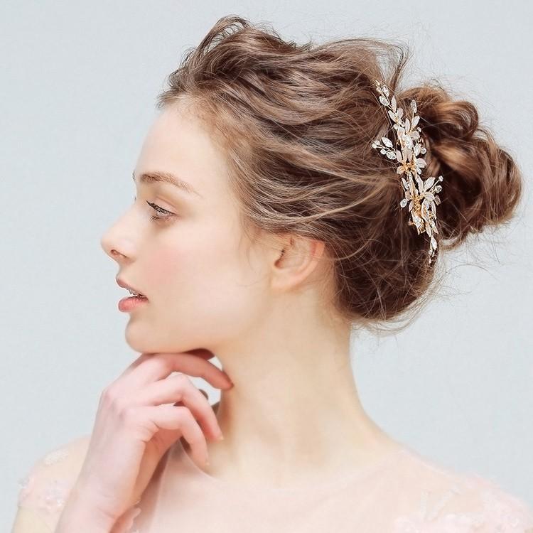 ヘッドドレス ヘアアクセサリー 髪飾り ウェディング ウエディング ブライダル 結婚式 花嫁 パーティー 小物 ドレス 演奏会 イベント フラワー｜niko-mart｜08