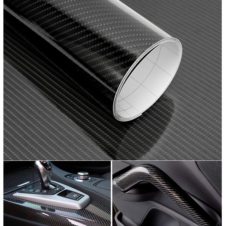 カーボンシート カーボンフィルム カッティングシート 結婚祝い シールステッカー 6d リアル 車 外装 Diy 高光沢 耐熱 伸縮 内装