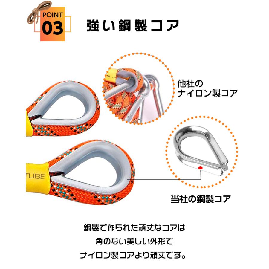 ロープ アウトドア 20m 登山 クライミング クライミングロープ 多目的