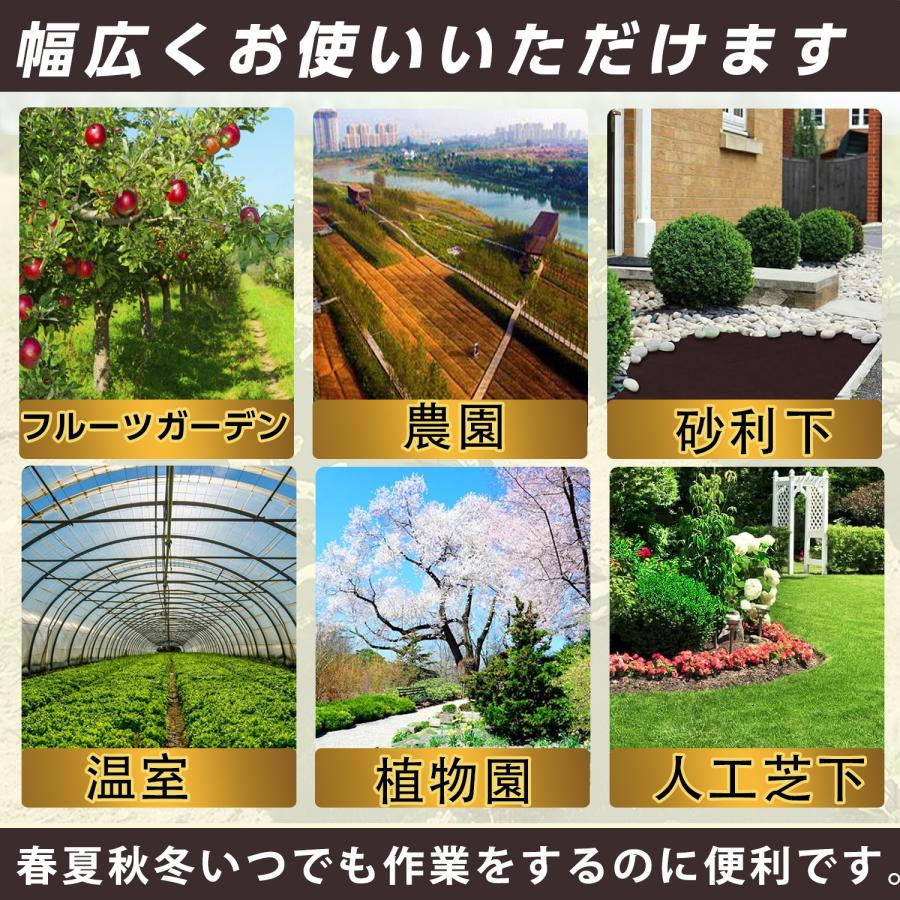 防草シート高密度130g ブラウン 1m×50m 固定ピン付き 長期間敷き直し