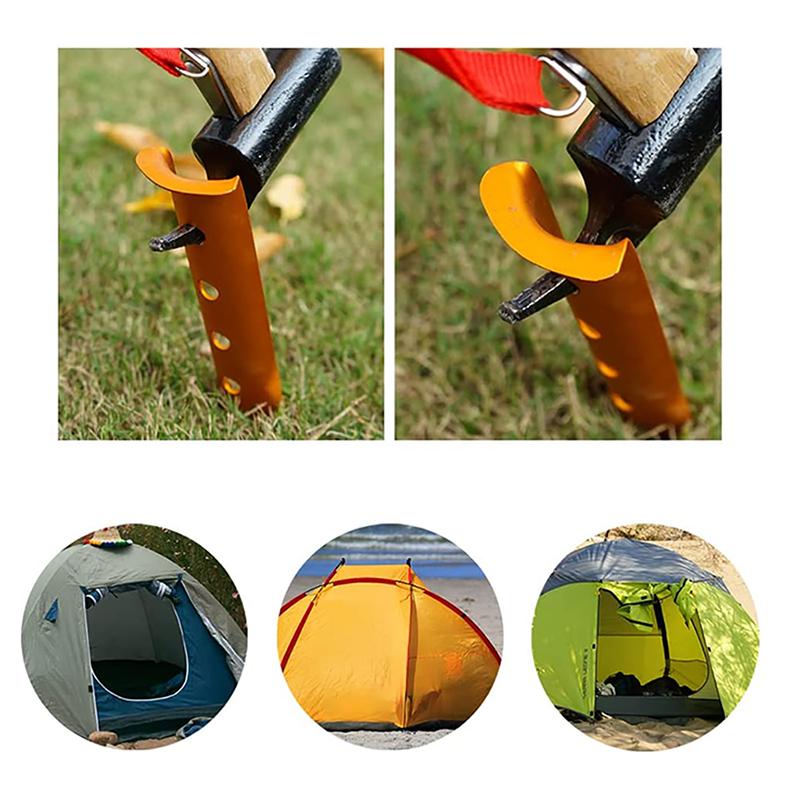 ペグ 6本セット サンドペグ スノーペグ U字型ペグ 31cm ペグセット U型