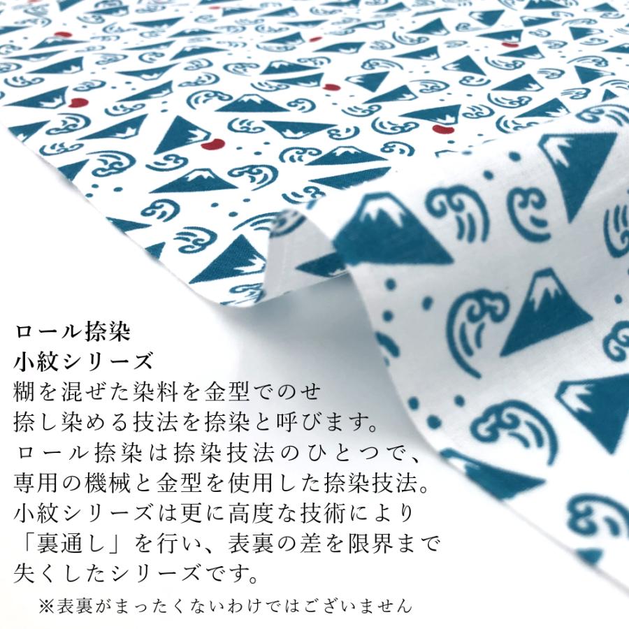 てぬぐい 反物（9m） 小紋柄 富士山｜niko-towel｜03