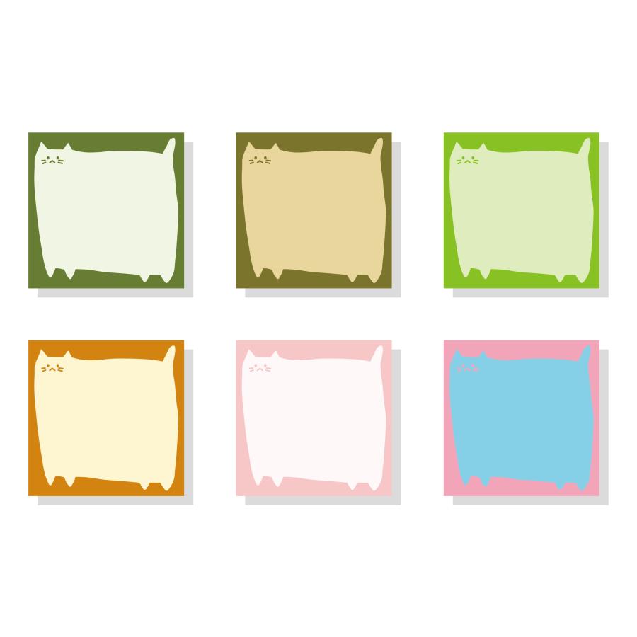 neko03メッセージカード ねこ 24枚入り/ギフト デコレーション 猫 動物