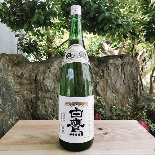 白鷹 はくたか 本醸造 上撰 生もと造り 神宮御料酒ラベル 1800ml 伊勢