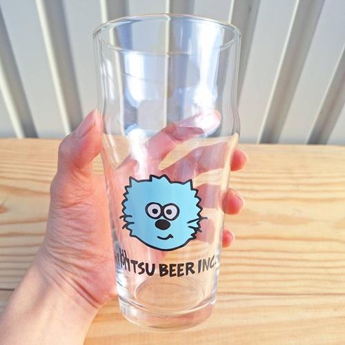 ひみつビール ラッコちゃん ノニックパイントグラス 伊勢 二見