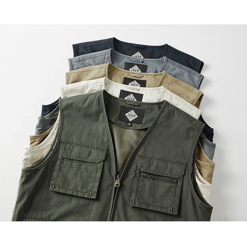 直営 店 通販 ベスト メンズ 釣り 野外撮影 多機能 スポーツ 作業服 ポケット多い アウトドア 前開き ミリタリージャケット 薄手 春夏 50 Off半額 Www Superavila Com