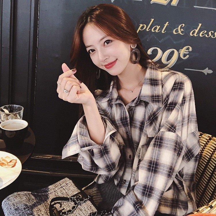 ブラウス シャツ レディース 春夏 チェック柄ブラウス 長袖シャツ オシャレuvカットアウター Bf風 トップス ゆったり カジュアル Ol オシャレ 可愛い Xbeskni6yu トップス Amigofood Ro