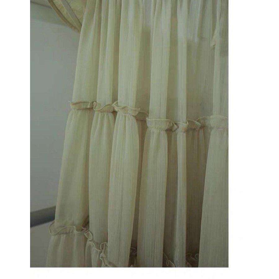 ワンピース レディース 40代 マキシワンピース 春夏秋 七分袖ワンピース シフォン ロング丈スカート ひざ下 オシャレビーチ 大人 ゆったり マタニティーワンピ 最高級