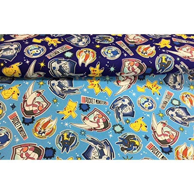 ポケモンオックス生地水色g 6100ポケットモンスター 表示価格は10ｃｍ 生活雑貨にこにこショップ 通販 Yahoo ショッピング