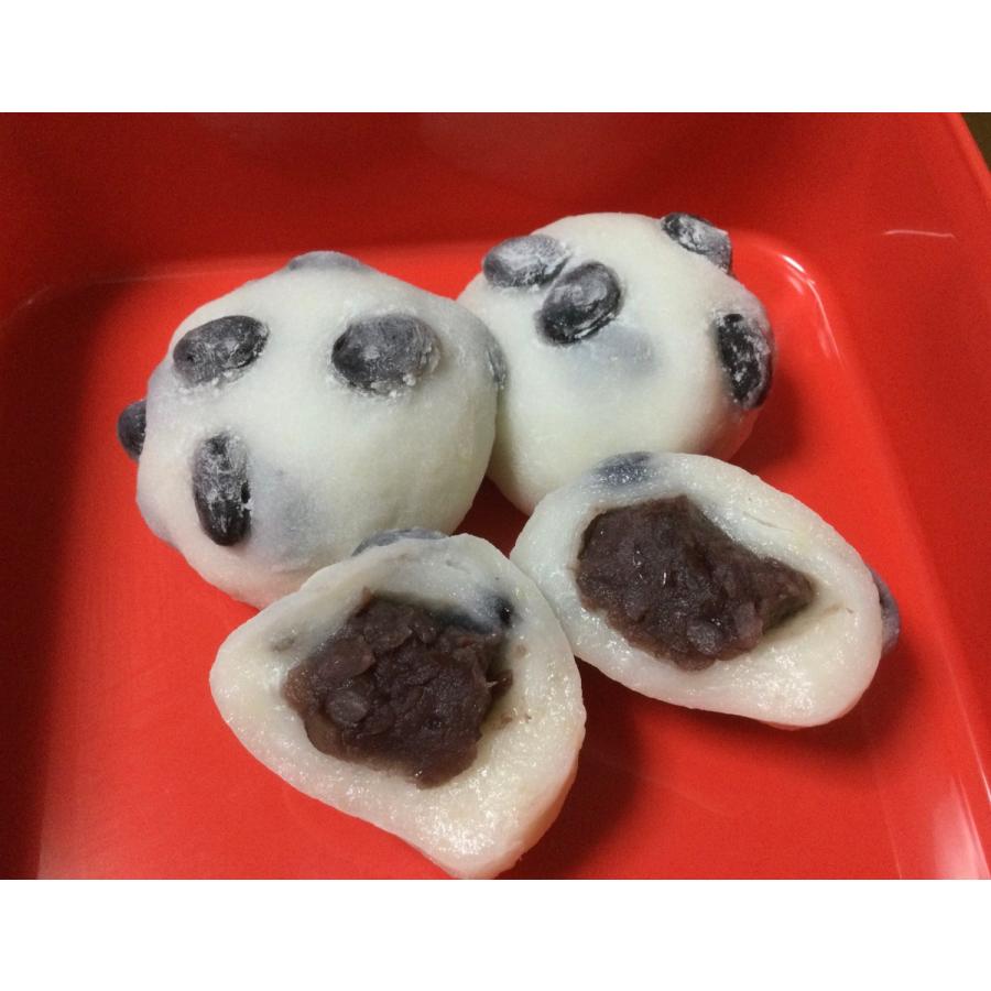 柔らか黒豆の豆大福】5個入り☆粒あん☆冷凍便お届け☆当店冷凍商品と