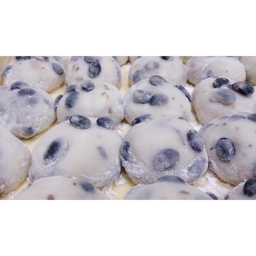 柔らか黒豆の豆大福】5個入り☆粒あん☆冷凍便お届け☆当店冷凍商品と