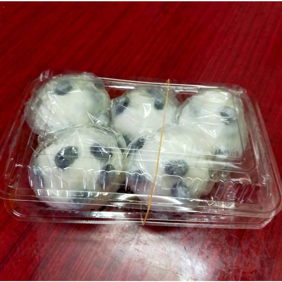 ２８日発送　かか様　白もち４０個、こしあん２０個、黒豆もち２０個 柔らか黒豆の豆大福】5個入り☆粒あん☆冷凍便お届け☆当店冷凍商品と