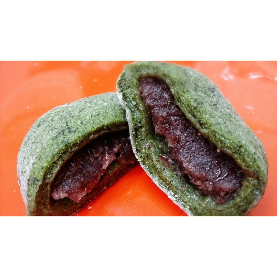 杵つきよもぎあん餅】5個入り(十勝粒あん入り)☆冷凍便お届け☆当店他