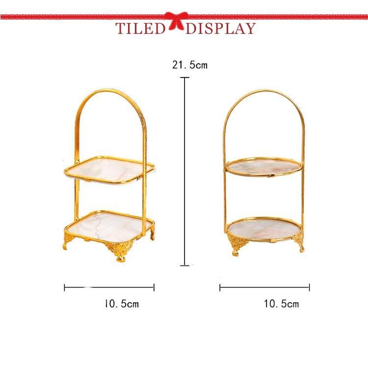 ケーキスタンド 2段 3段 アフタヌーンティースタンド お皿 おしゃれ かわいい ティースタンド お菓子入れ フルーツ パーティ用 結婚式 誕生日 ゴ｜nikonikosabisu-store｜09
