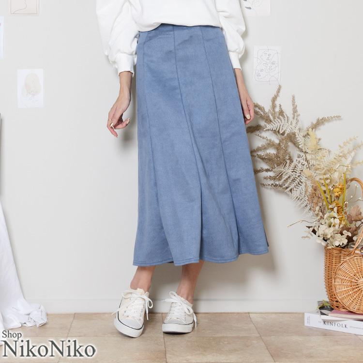 マシュマロ マーメイド スカート 即納 ボトムス ロングスカート ウエストゴム スウェード 脚長 流行 かわいい おしゃれ トレンド 韓国 レディース プチプラ 21awbotw Shop Nikoniko 通販 Yahoo ショッピング