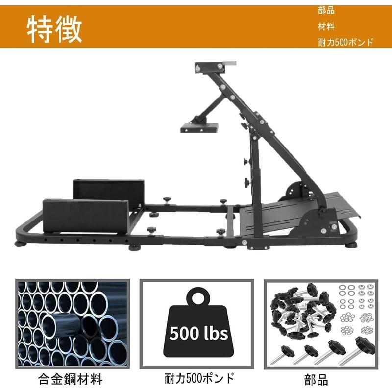 Dardoo ゲーミングシミュレーターキャノピーコックピットレーター ハンドルスタンドロジクール G25 G27 G29 G920 G923 マウス、トラックボール Logitech G25 G27 G29 G920 G923 Thrustmaster PC PS4Xboxステアリングシミュレータ 並行輸入品