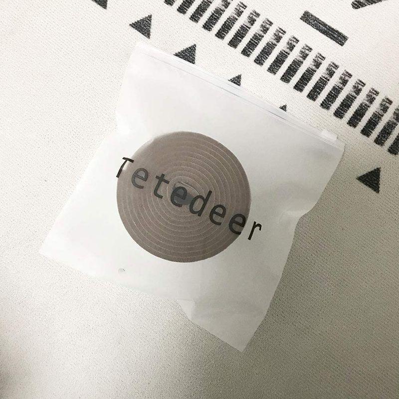 Tetedeer 床のキズ防止テープ 自由にカットして使用可 幅3cm 長180cm (ブラウン)