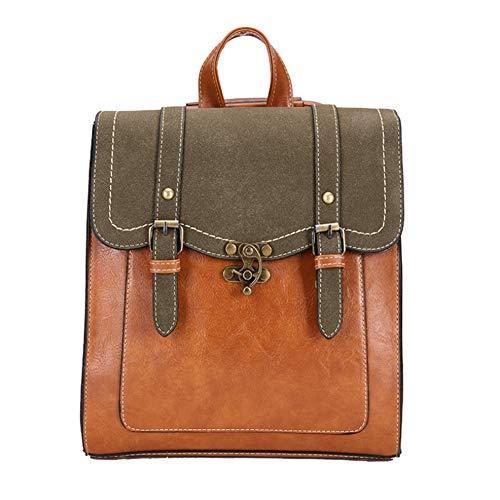 Fupuone レディースリュック バッグ 手提げ 2way ファッション 可愛い 2way 3color ブリティッシュ トラッド風の柔らかくレレトロな感が可愛いレディースバッグです リュックとしても手提げとしても A B08gm5t8pr 2427 Fupuone レトロ ブラウン ニコニコストア A