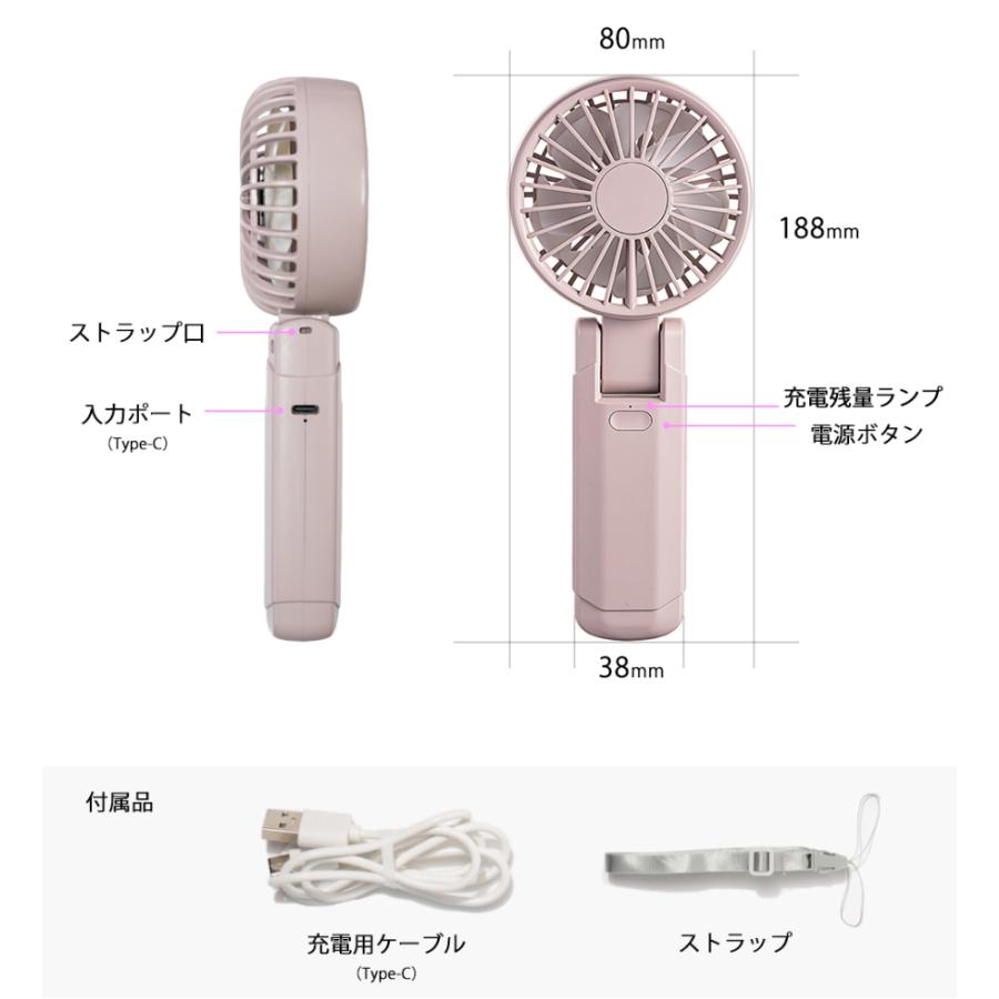 2026新品発売！双重羽根】4段階風量調整 扇風機 ミニファン 冷却