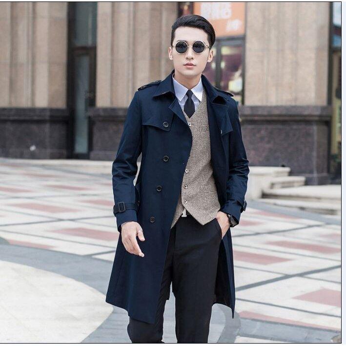 豪華 ビジネスコート トレンチコート メンズ スプリングコート 春アウター ロング トレンチコート メンズ スプリングコート 通勤コート フォーマル 春アウター カジュアル ジャケット コート アウター Knowledge21 Com