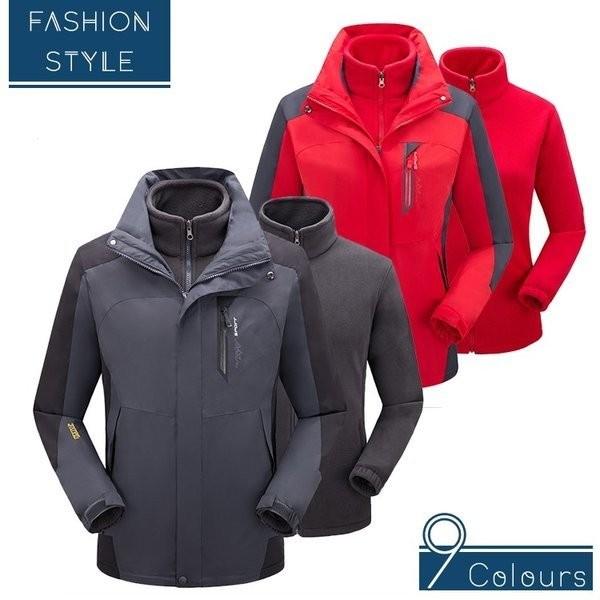 激安特価 マウンテンパーカー メンズ レディース マウンテンジャケット コート アウトドアウェア パーカ 登山服 マウンパー 3way 取り外し 男女兼用 防風 防水 海外輸入 Ars Com Ve