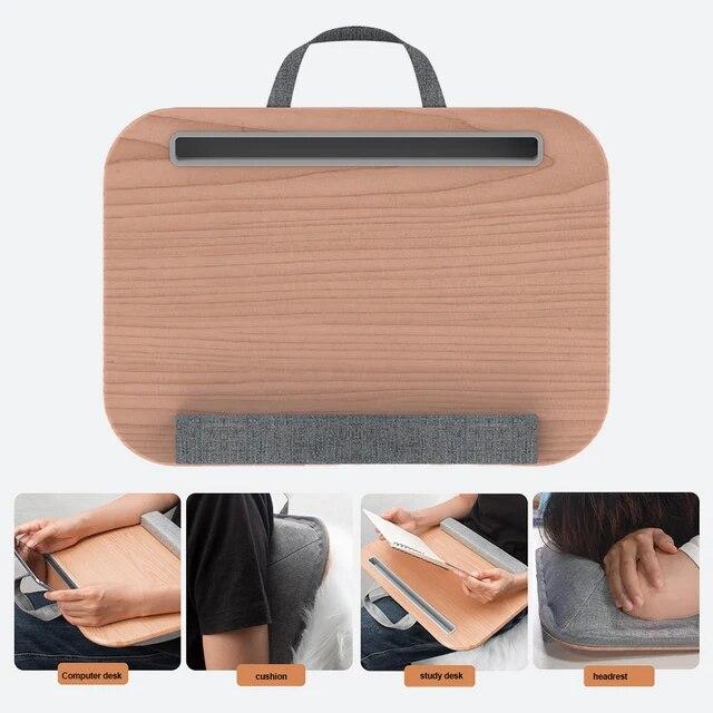 商品はお値下げ可能 Study Travel Students Anti Slip For Bed Tablet Slot With Pillow Cushion Wor