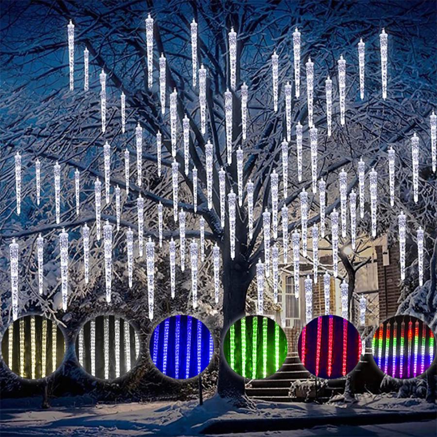 LEDイルミネーションライト つらら 30cm 8本 スノーフォール LEDイルミネーションライト つらら 30cm 8本 スノーフォール