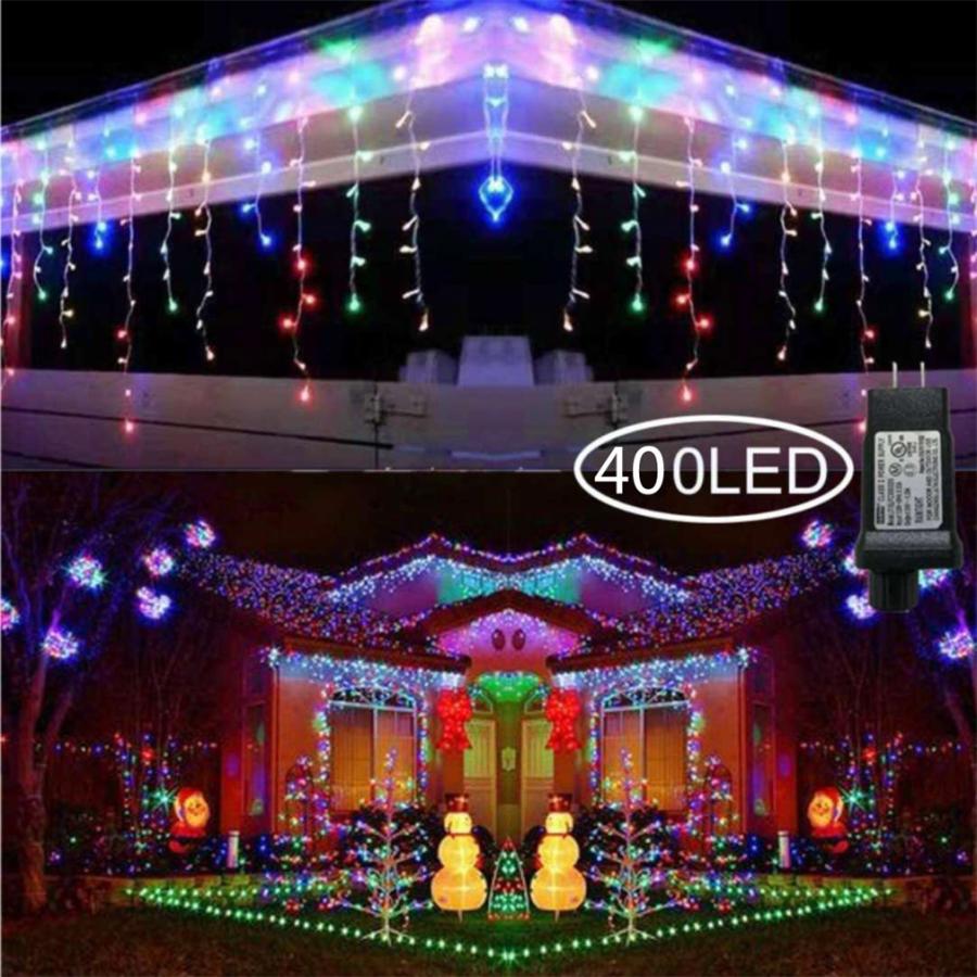 LEDイルミネーションライト 10M 400球 カーテンライト つらら LEDイルミネーションライト 10M 400球 カーテンライト つらら
