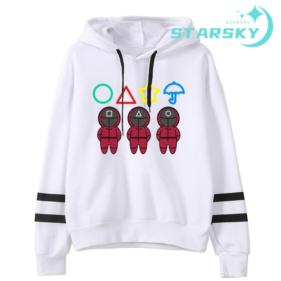 イカゲーム パーカー 長袖 フード付き スウェット ハロウィン 運動服