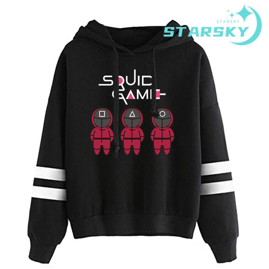 イカゲーム パーカー 長袖 フード付き スウェット ハロウィン 運動服