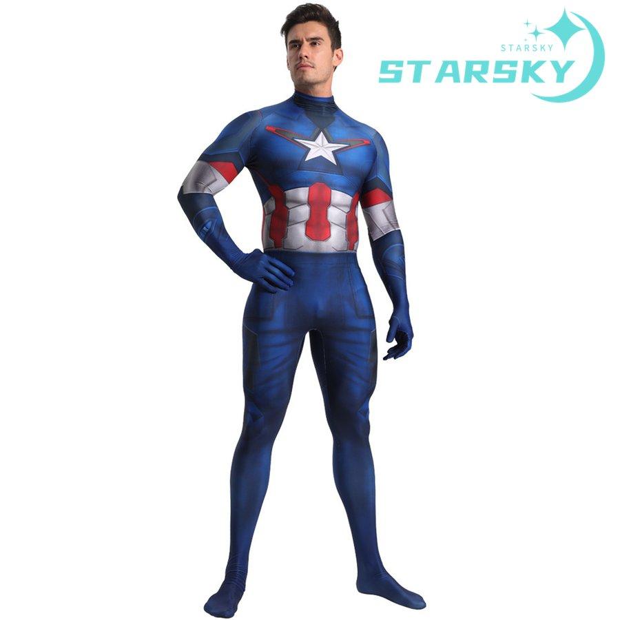 【破格設定】キャプテン・アメリカ　仮装セットアップ 破格設定】キャプテン・アメリカ 仮装セットアップ