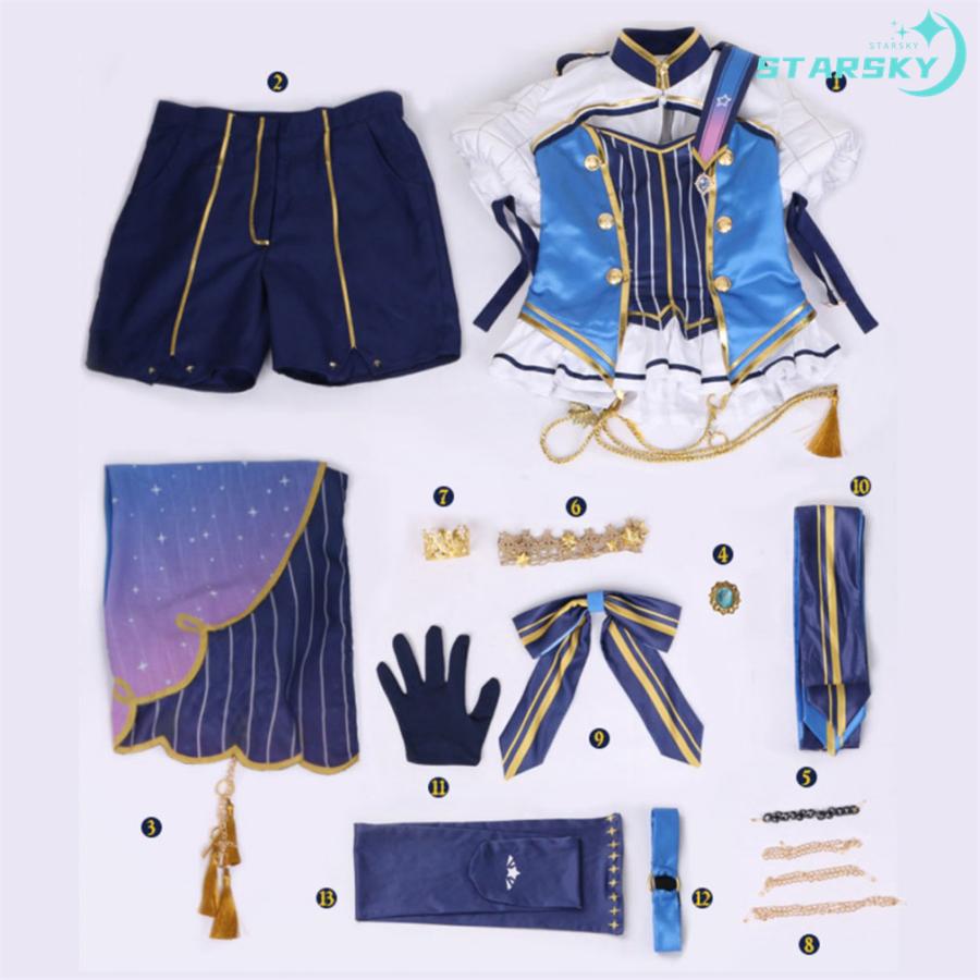 バーチャル YouTuber hololive 星街すいせい 風 コスプレ衣装 バーチャル YouTuber hololive 星街すいせい 風 コスプレ衣装