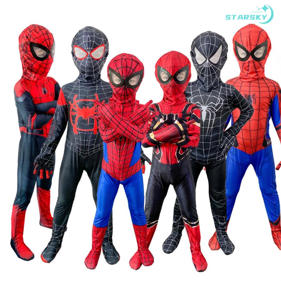 スパイダーマン アイアンマン 全身タイツ 衣装 コスプレ キッズ スパイダーマン アイアンマン 全身タイツ 衣装 コスプレ キッズ