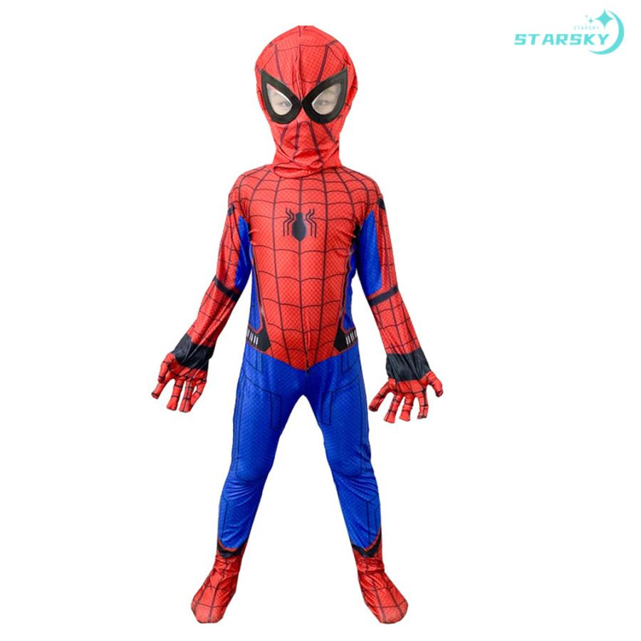 スパイダーマン アイアンマン 全身タイツ 衣装 コスプレ キッズ スパイダーマン アイアンマン 全身タイツ 衣装 コスプレ キッズ
