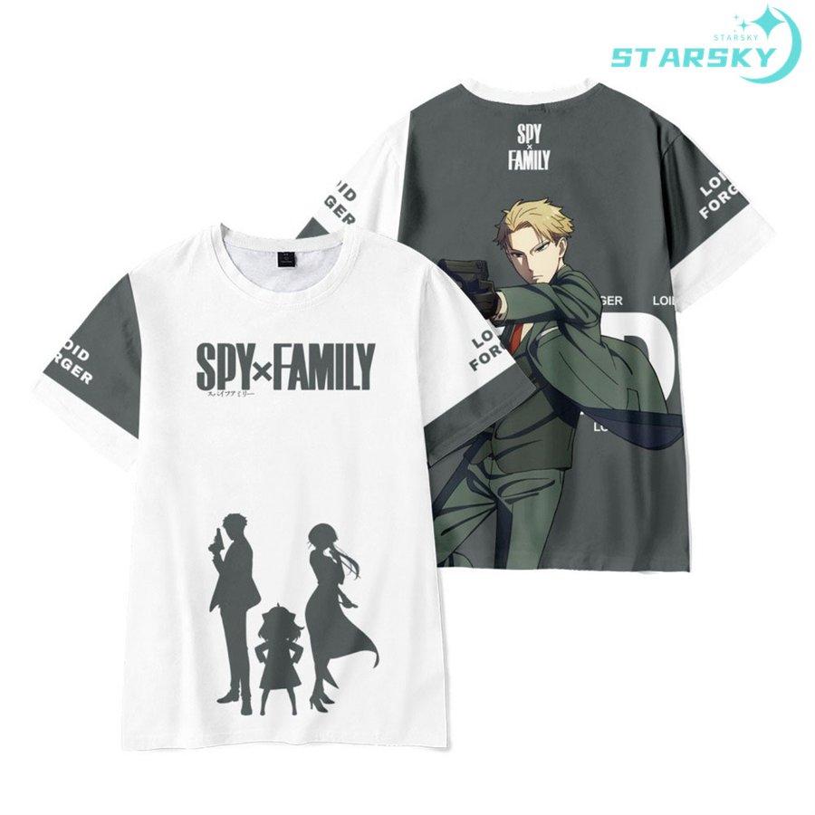 スパイファミリー SPY FAMILY アーニャ Tシャツ 半袖　夏服　 男女用　子供用　日常服  人気キャラクター 柔らかい　アニメグッズ  プレゼント　ギフト｜nikotora｜11