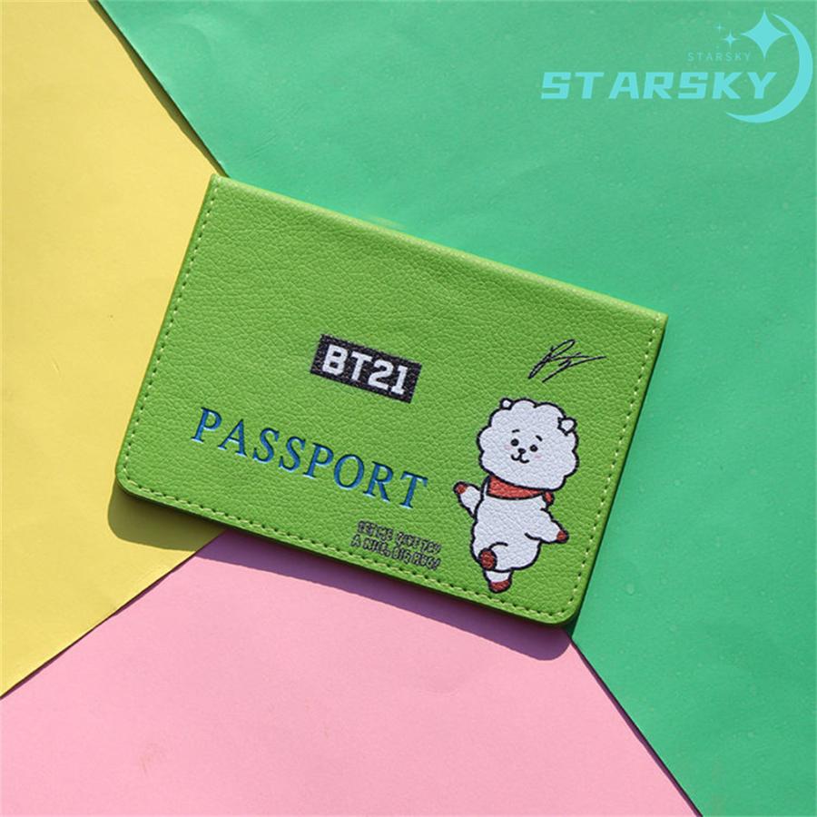 BT21 PASSPORT CASE BT21 パスポートケース パスポート入れ プレセント クリスマス LY040717GLスタースカイ