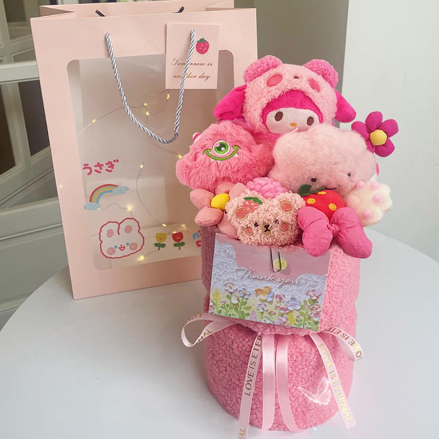 サンリオ風 クロミ マイメロディ シナモロール 花束 ぬいぐるみ 可愛い