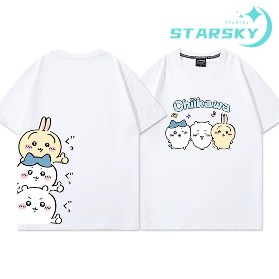 ちいかわ＆ハチワレ＆うさぎ(横浜F・マリノス) Tシャツ ホワイト
