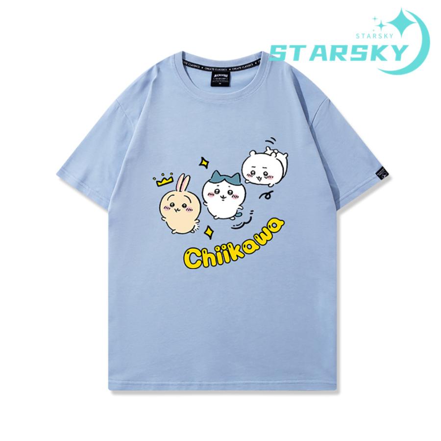 ちいかわ ハチワレ うさぎ Tシャツ プリントシャツ 大きいサイズ