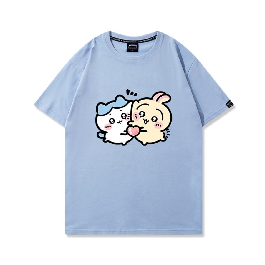 ちいかわ ハチワレ うさぎ Tシャツ プリントシャツ 大きいサイズ