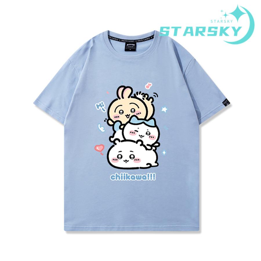 ちいかわ＆ハチワレ＆うさぎ(横浜F・マリノス) Tシャツ ホワイト フリーサイズ 中古】Tシャツ ちいかわ＆ハチワレ＆うさぎ(横浜F・マリノス) Tシャツ